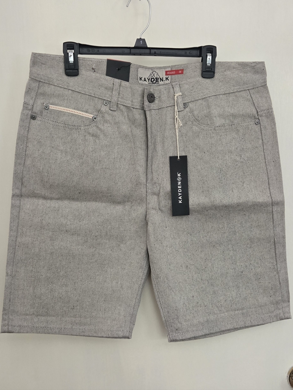 Kayden K Men’s Gray Casual Shorts